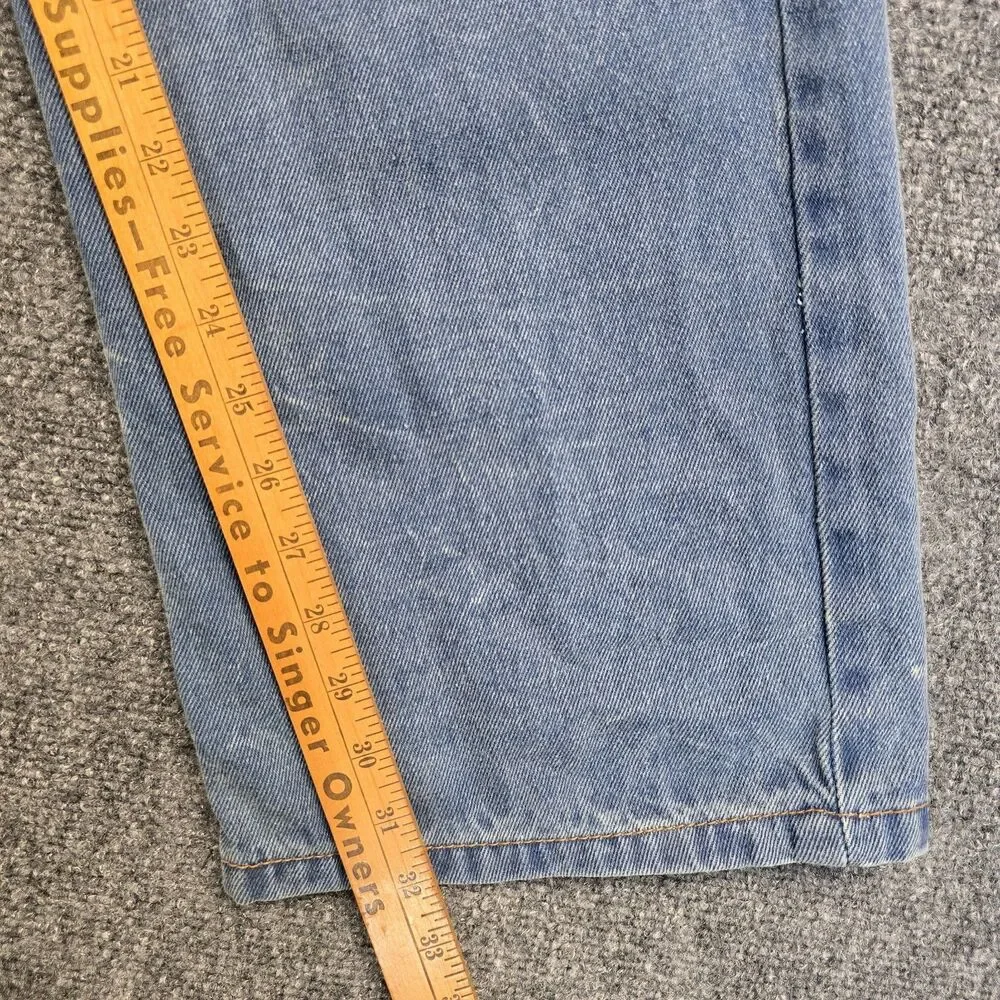 Vintage Y2K Red Ape Baggy Skater Grunge Jeans Embroidered Mens Size 38x32